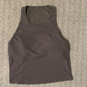 Vuori dark gray pose tank